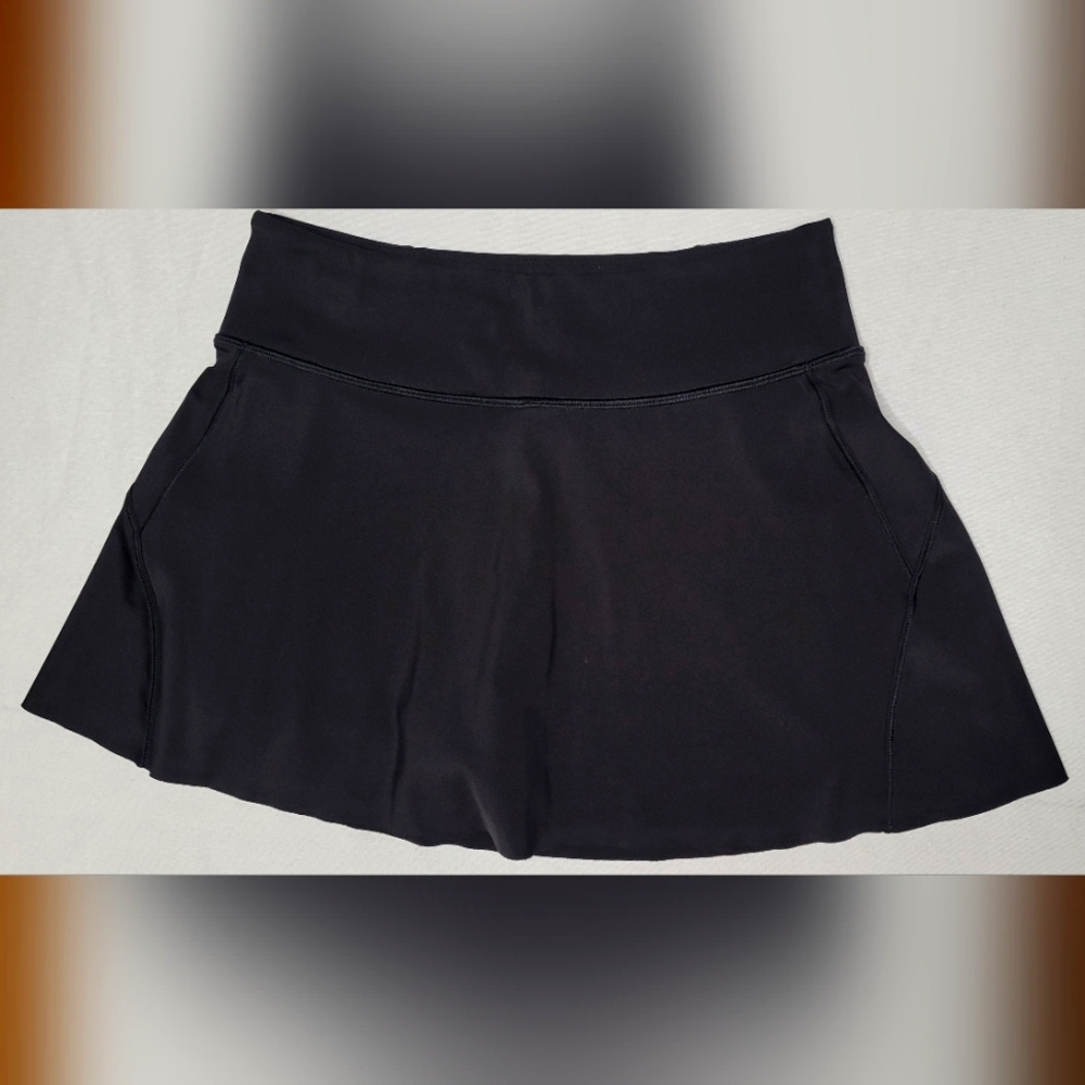 Athleta Girl Ace Black Sport Athletic Training Skort Size L/12 Kids